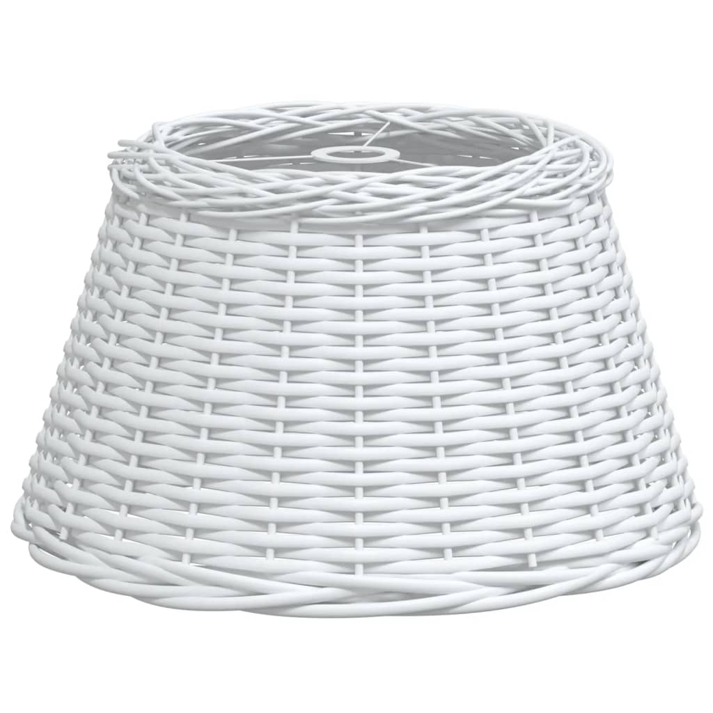 vidaXL Klosz do lampy wiszącej, biały, Ø50x30 cm, wiklina