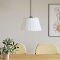 vidaXL Klosz do lampy wiszącej, biały, Ø50x30 cm, wiklina