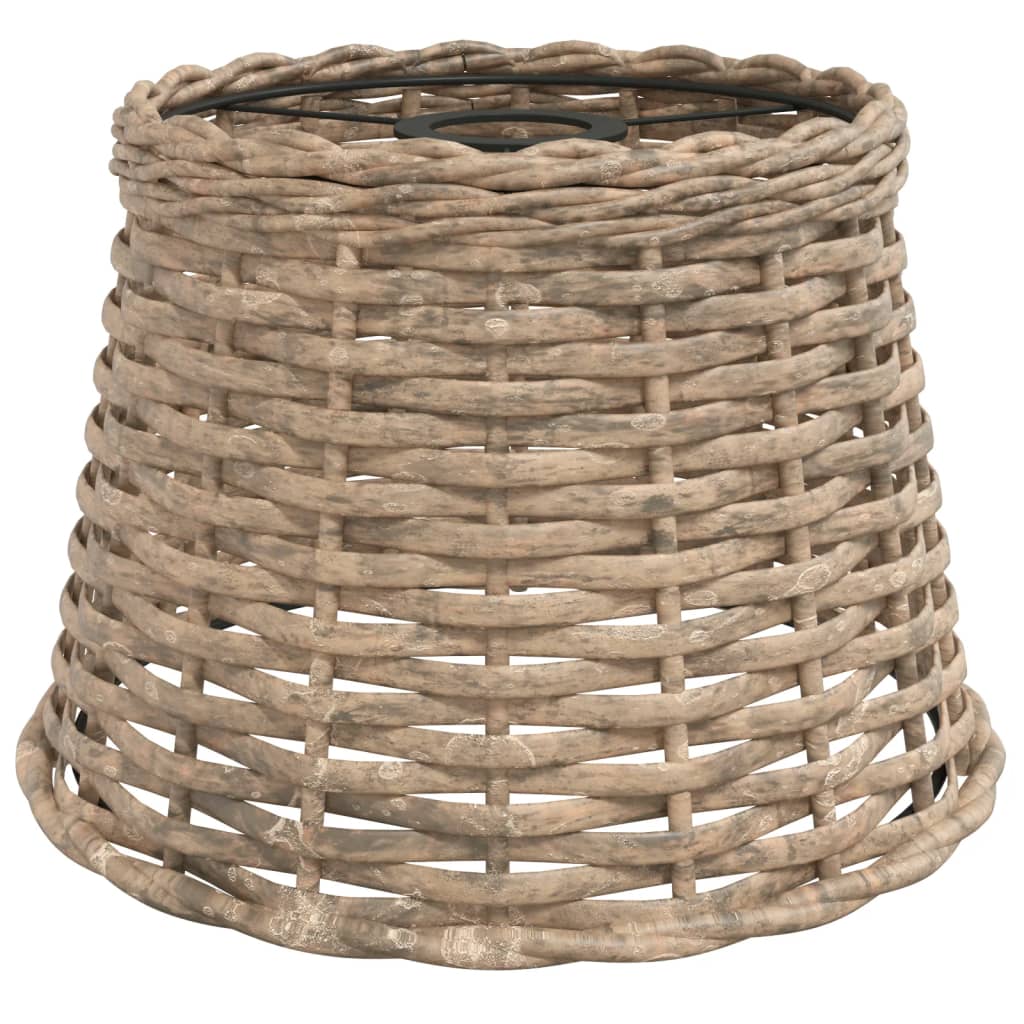 vidaXL Klosz lampy wiszącej, brązowy, Ø25x17 cm, wiklina