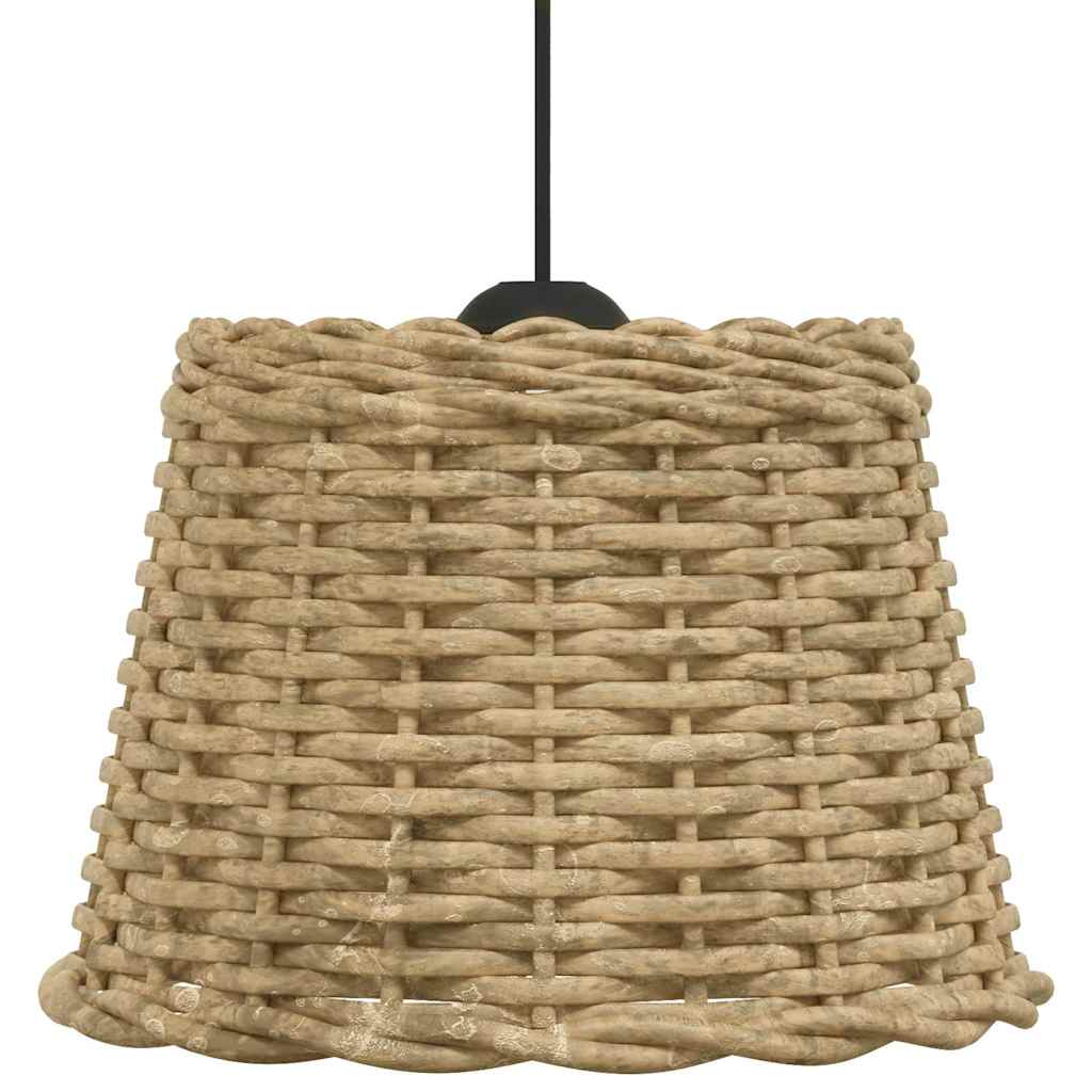 vidaXL Klosz lampy wiszącej, brązowy, Ø30x20 cm, wiklina