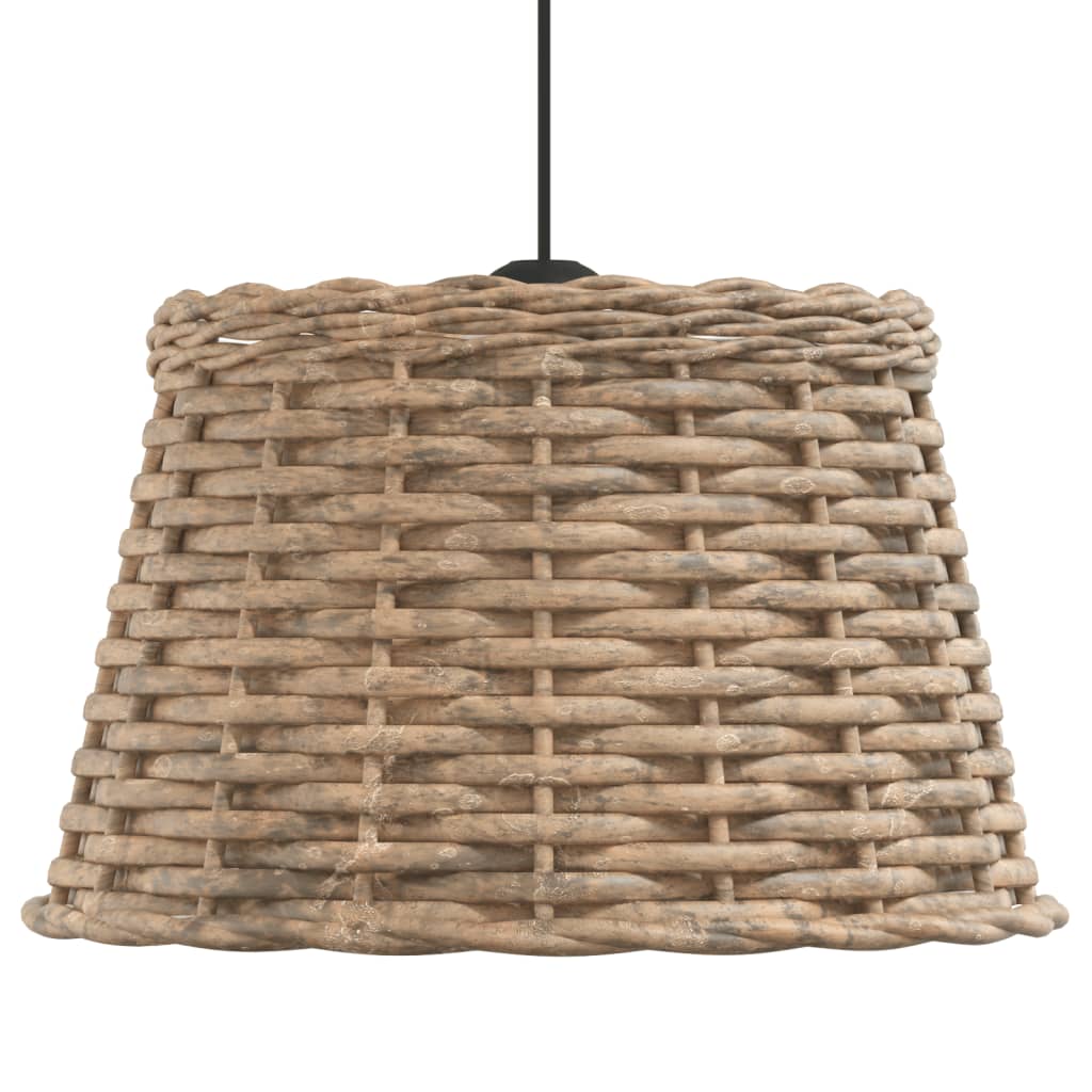 vidaXL Klosz lampy wiszącej, brązowy, Ø38x23 cm, wiklina