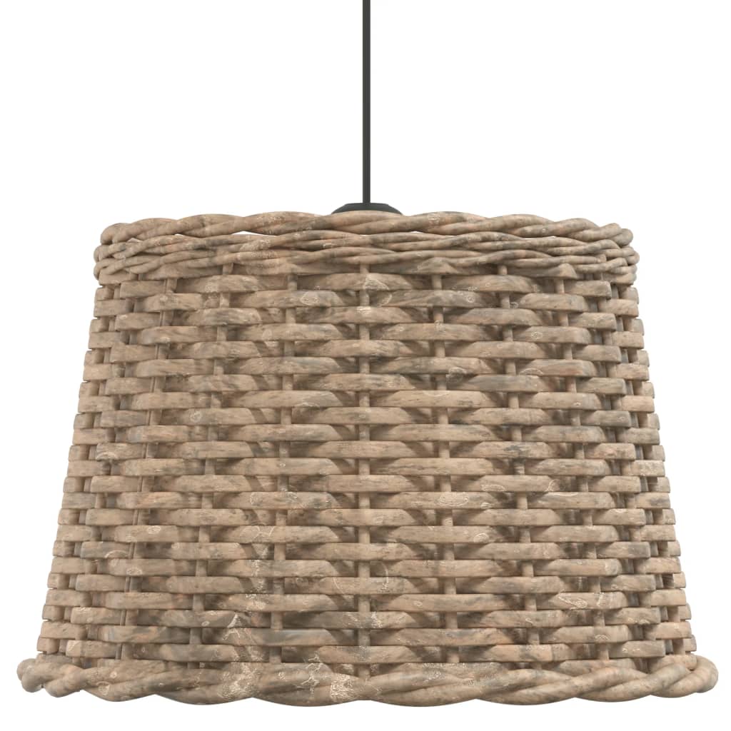 vidaXL Klosz lampy wiszącej, brązowy, Ø40x26 cm, wiklina