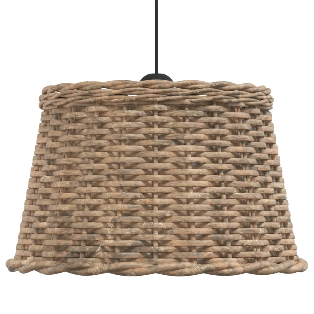 vidaXL Klosz lampy wiszącej, brązowy, Ø45x28 cm, wiklina