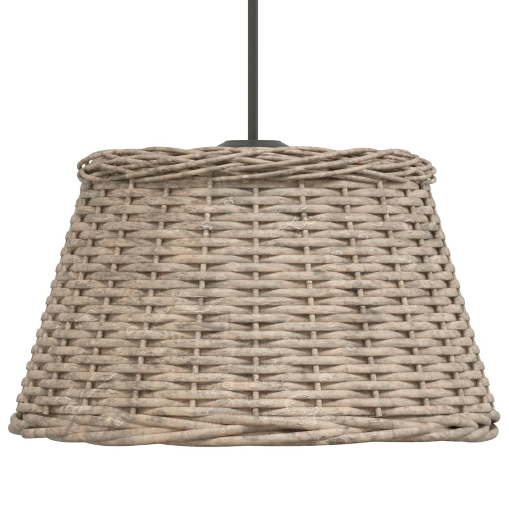 vidaXL Klosz lampy wiszącej, brązowy, Ø50x30 cm, wiklina