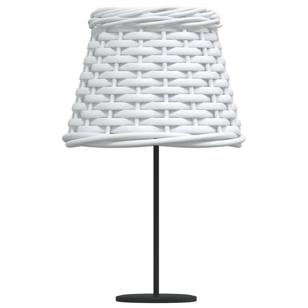 vidaXL Klosz do lampy, biały, Ø15x12 cm, wiklina