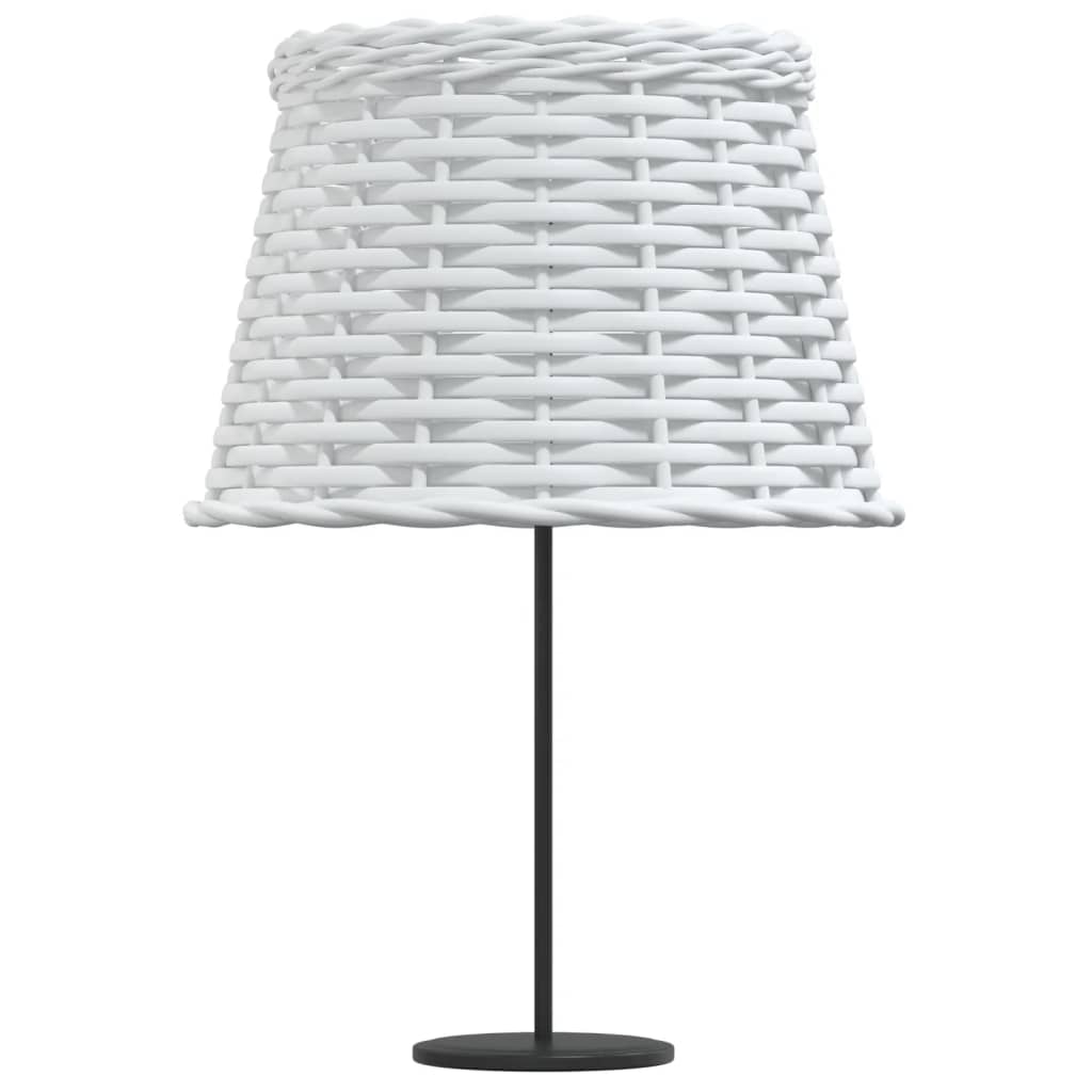 vidaXL Klosz do lampy, biały, Ø25x17 cm, wiklina
