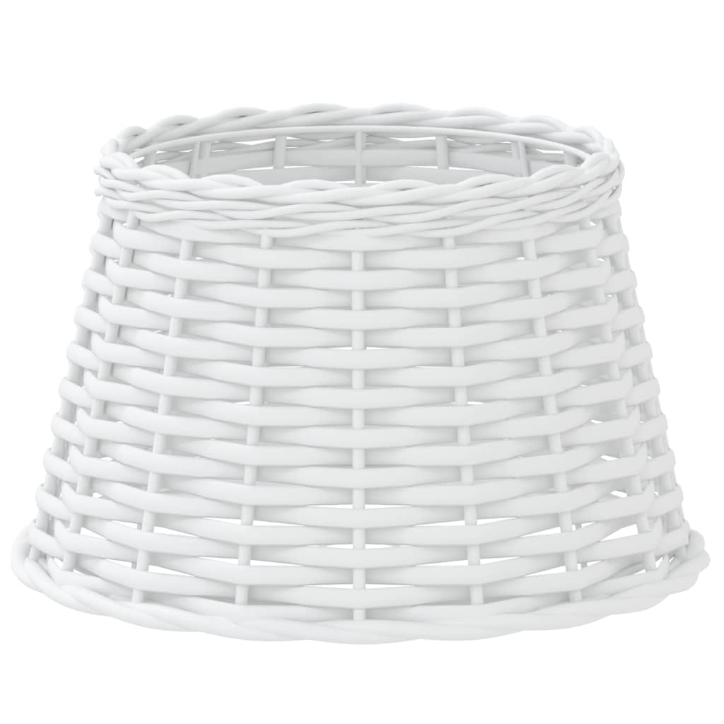 vidaXL Klosz do lampy, biały, Ø38x23 cm, wiklina