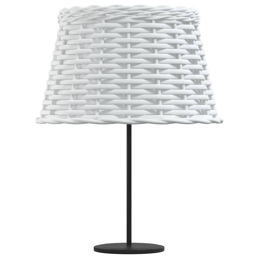 vidaXL Klosz do lampy, biały, Ø38x23 cm, wiklina