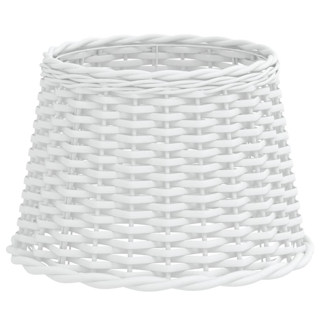 vidaXL Klosz do lampy, biały, Ø40x26 cm, wiklina