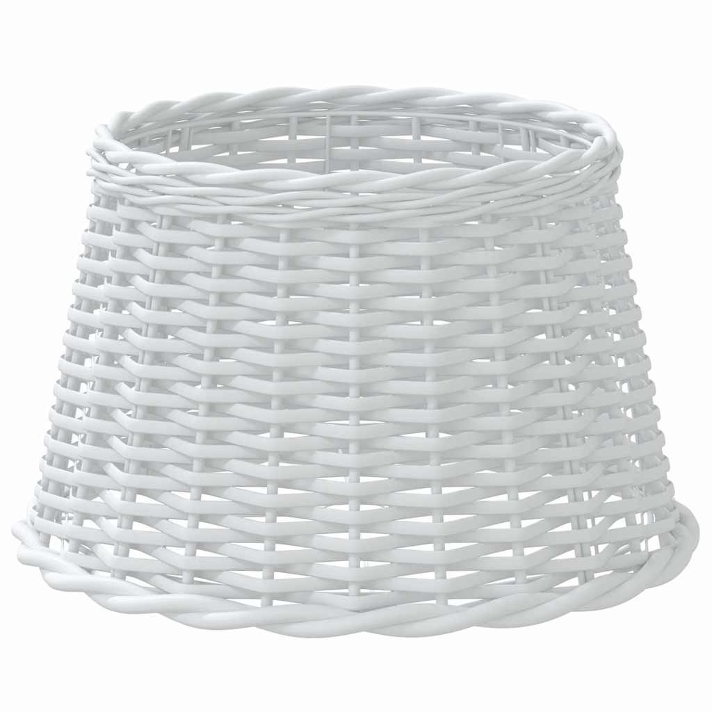 vidaXL Klosz do lampy, biały, Ø45x28 cm, wiklina