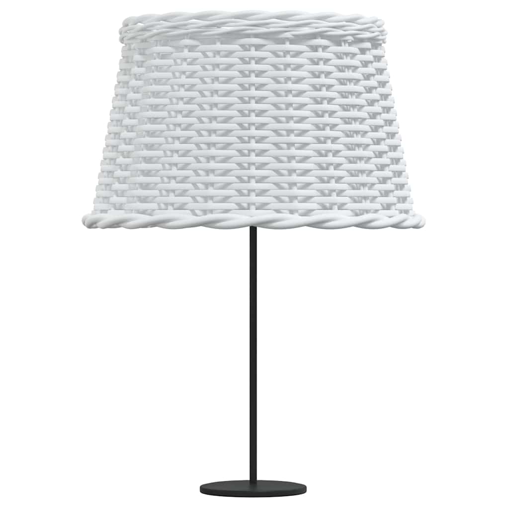 vidaXL Klosz do lampy, biały, Ø45x28 cm, wiklina