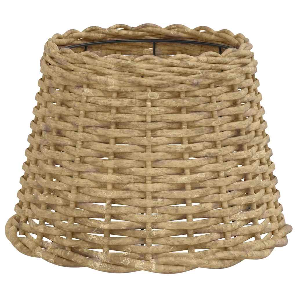 vidaXL Klosz do lampy, brązowy, Ø30x20 cm, wiklina