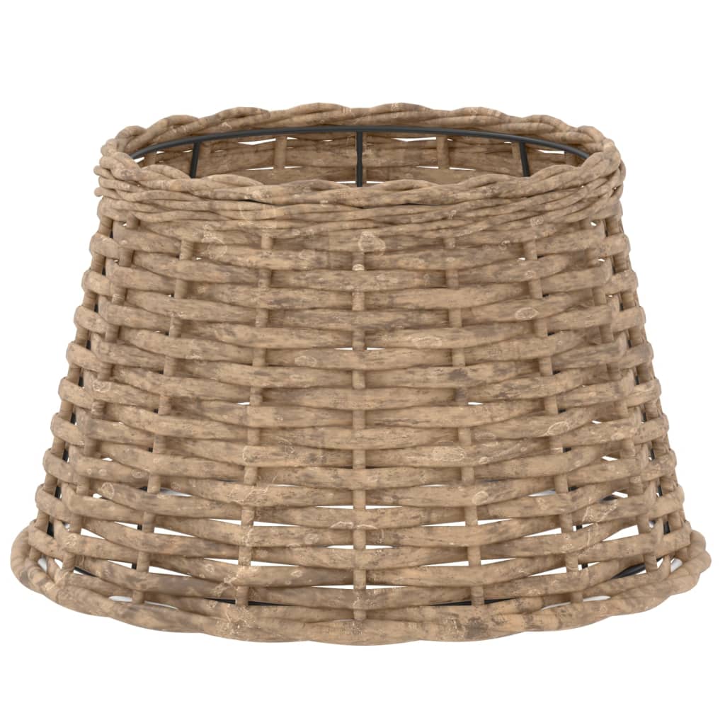 vidaXL Klosz do lampy, brązowy, Ø38x23 cm, wiklina