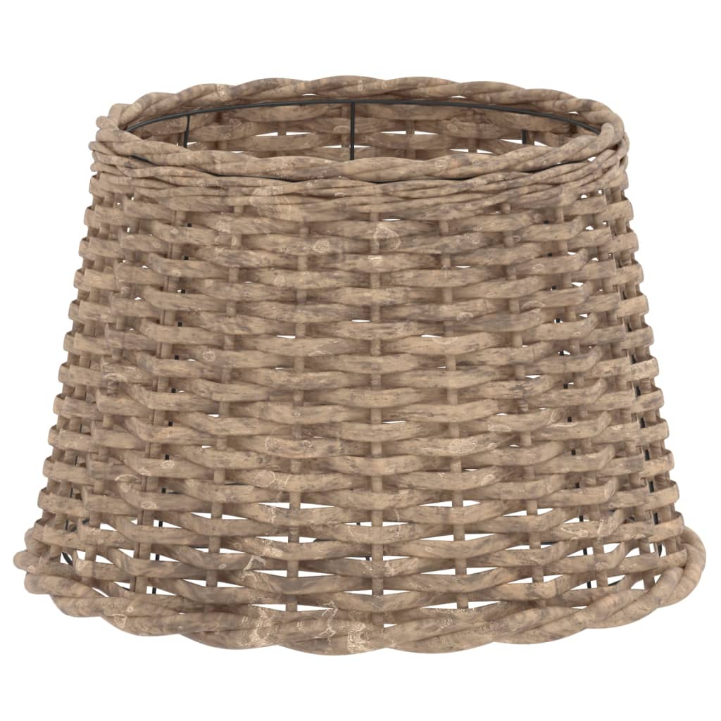 vidaXL Klosz do lampy, brązowy, Ø40x26 cm, wiklina