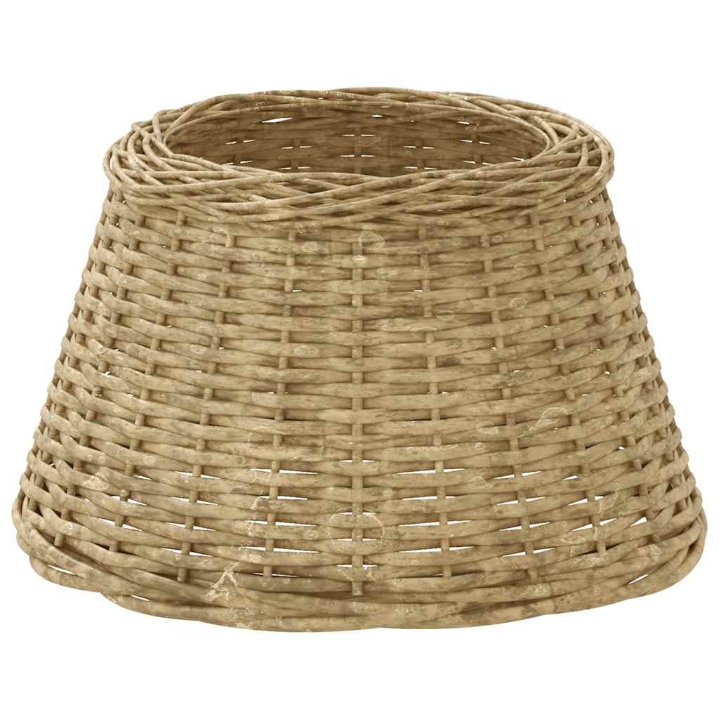 vidaXL Klosz do lampy, brązowy, Ø45x28 cm, wiklina