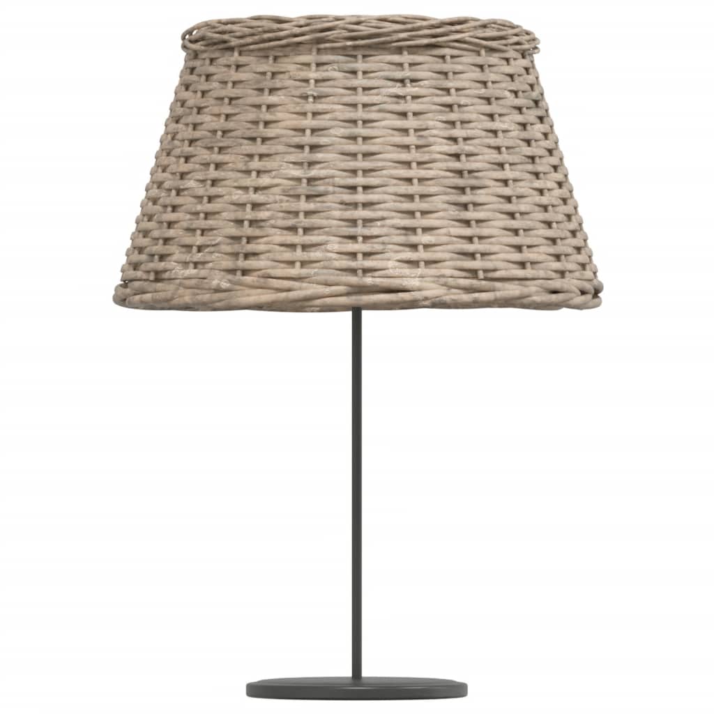 vidaXL Klosz do lampy, brązowy, Ø50x30 cm, wiklina