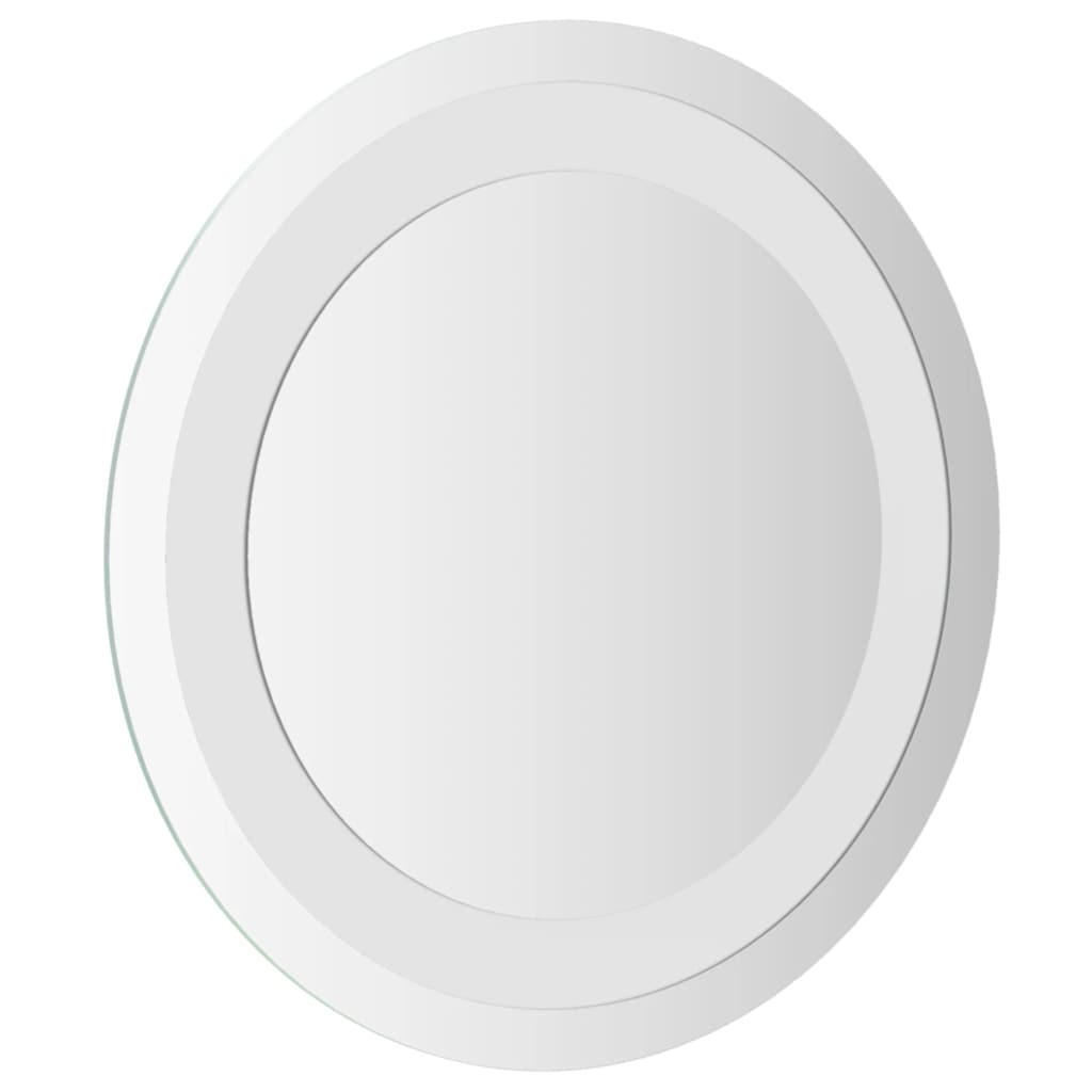 vidaXL Lustro łazienkowe z LED, okrągłe, 30 cm