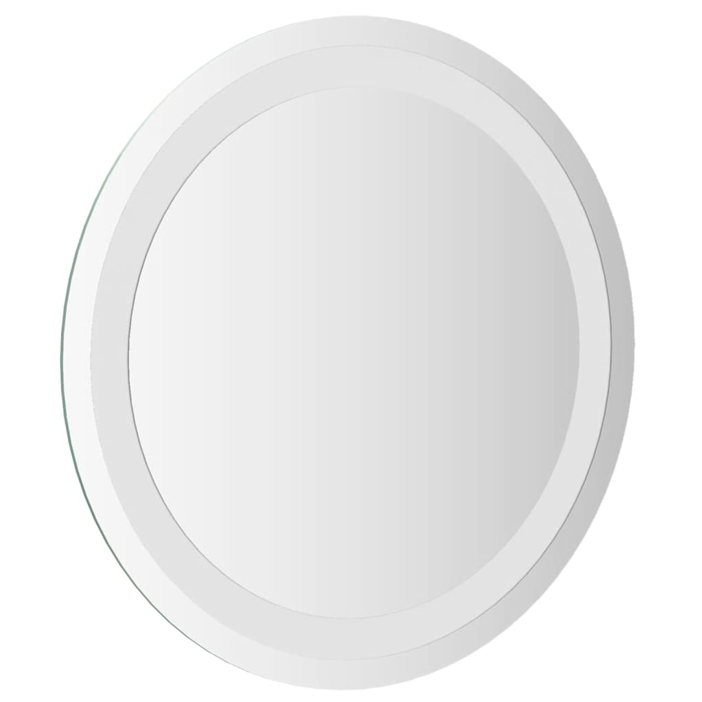 vidaXL Lustro łazienkowe z LED, okrągłe, 40 cm
