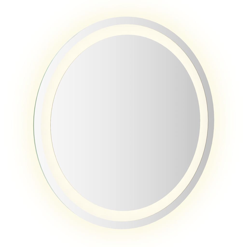 vidaXL Lustro łazienkowe z LED, okrągłe, 50 cm