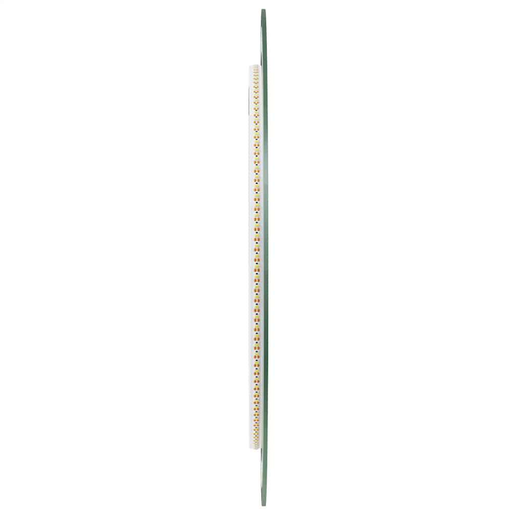 vidaXL Lustro łazienkowe z LED, okrągłe, 50 cm