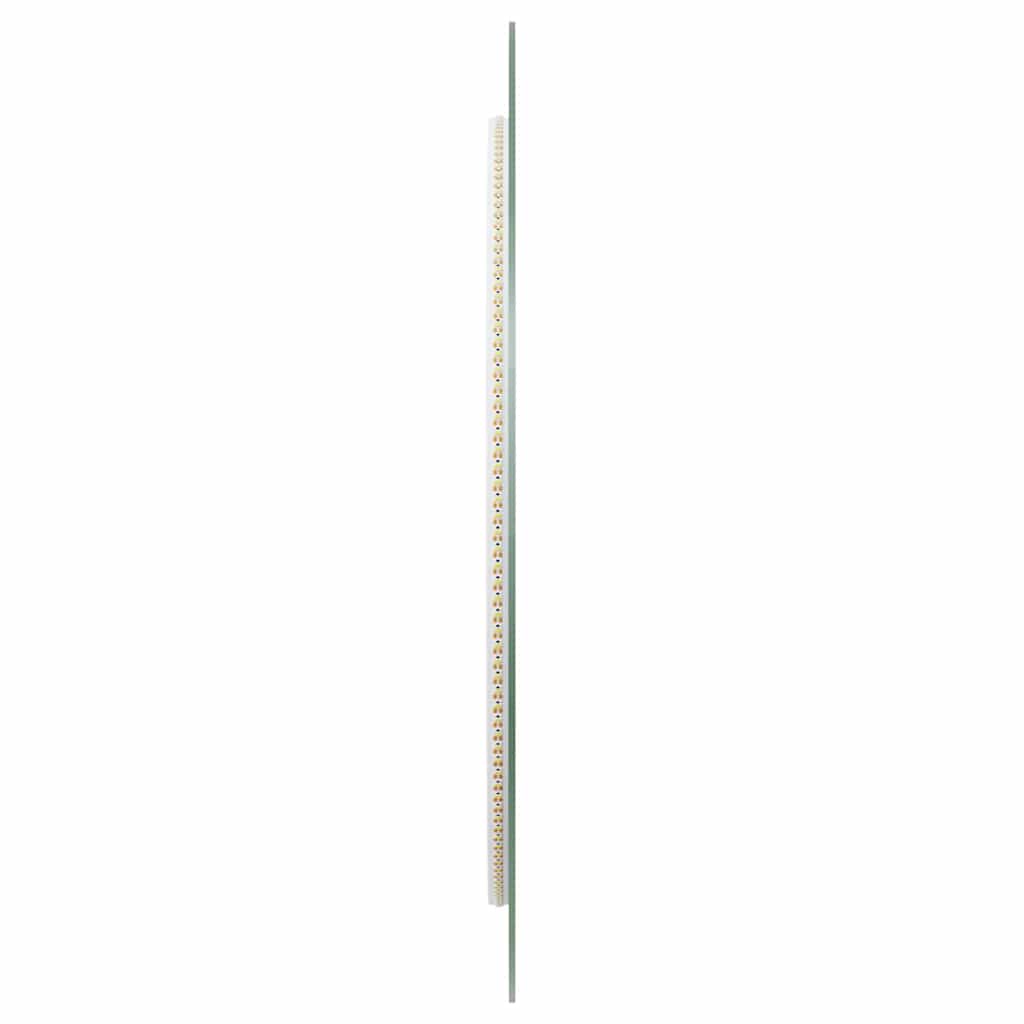 vidaXL Lustro łazienkowe z LED, okrągłe, 60 cm