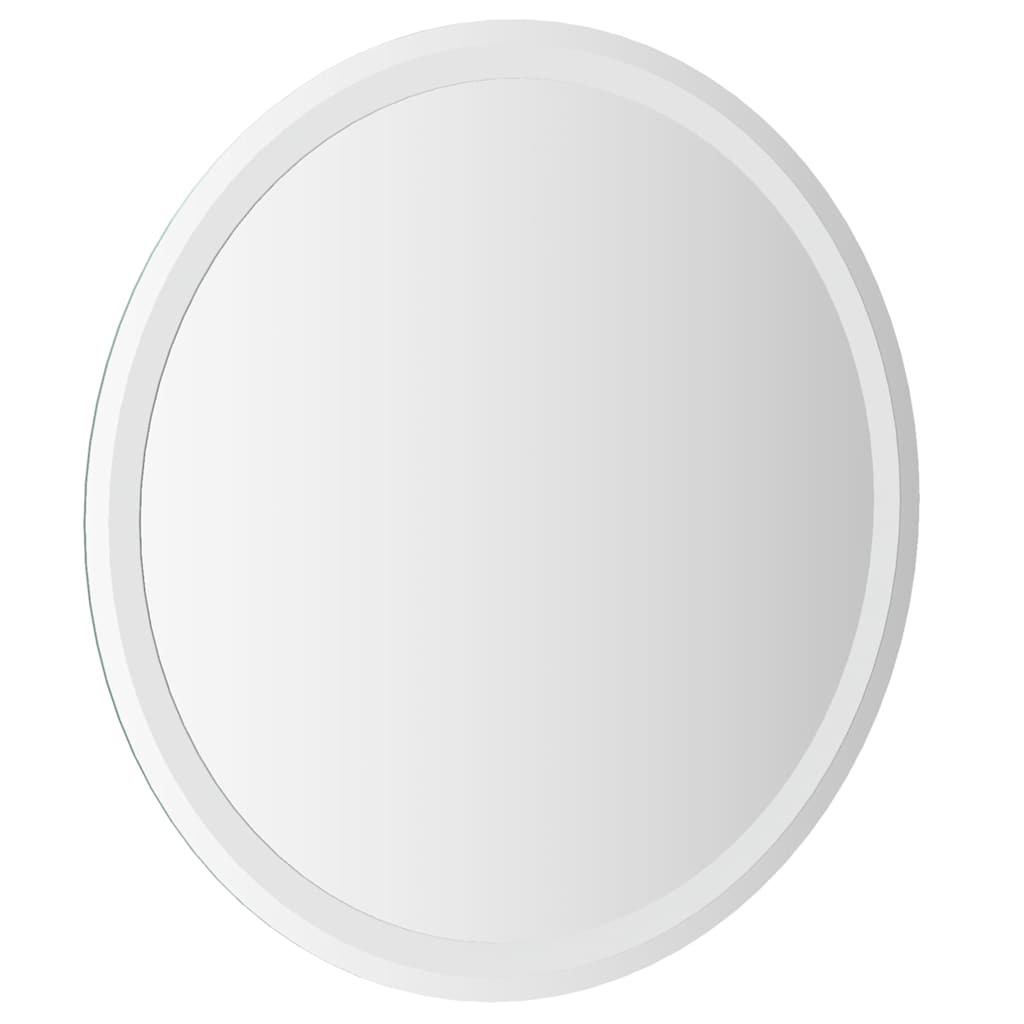 vidaXL Lustro łazienkowe z LED, okrągłe, 70 cm