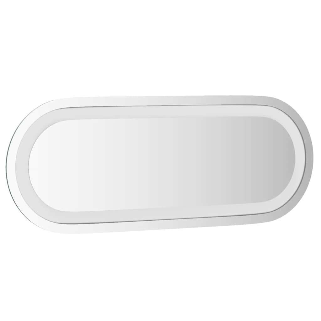 vidaXL Lustro łazienkowe z LED, 40x15 cm, owalne