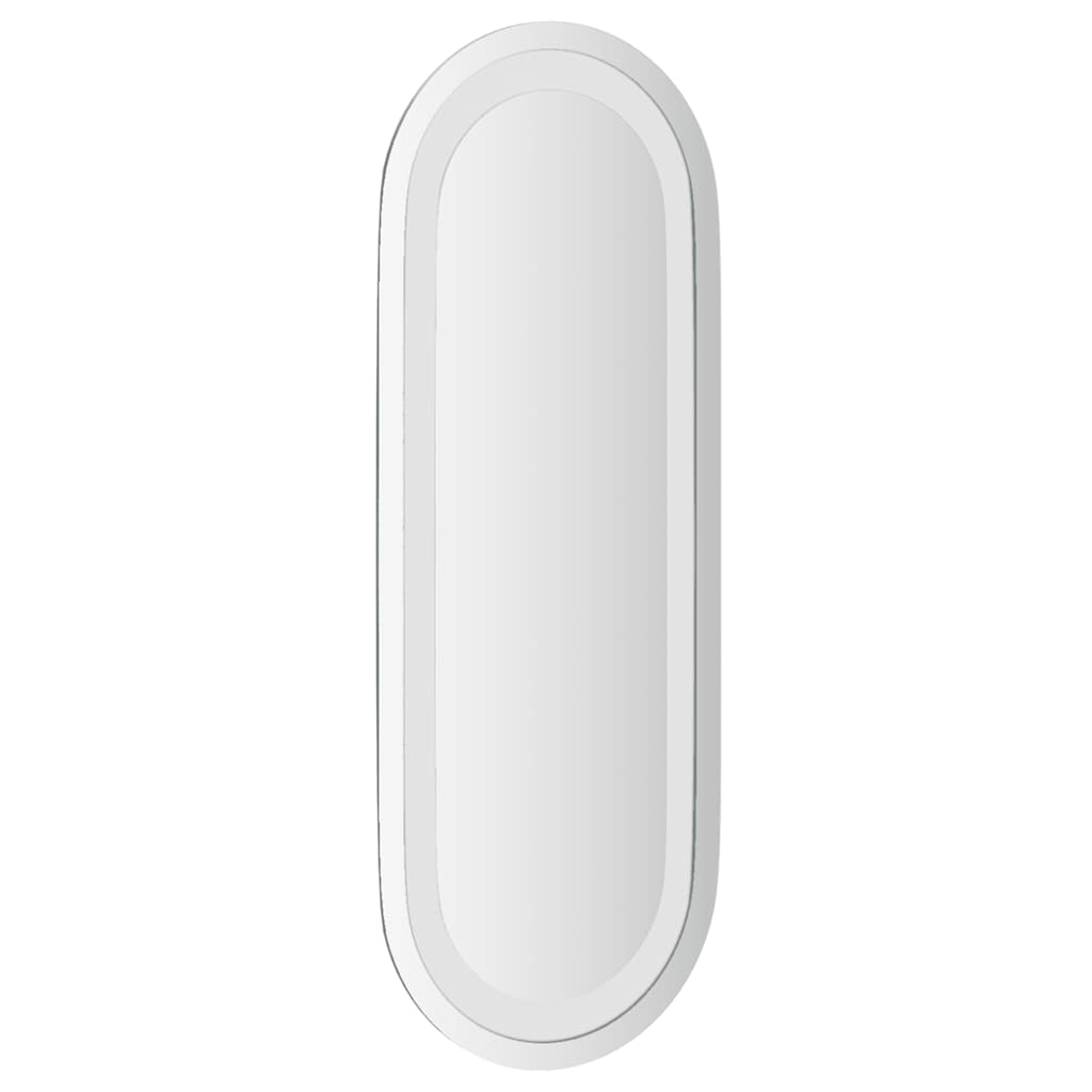 vidaXL Lustro łazienkowe z LED, 40x15 cm, owalne