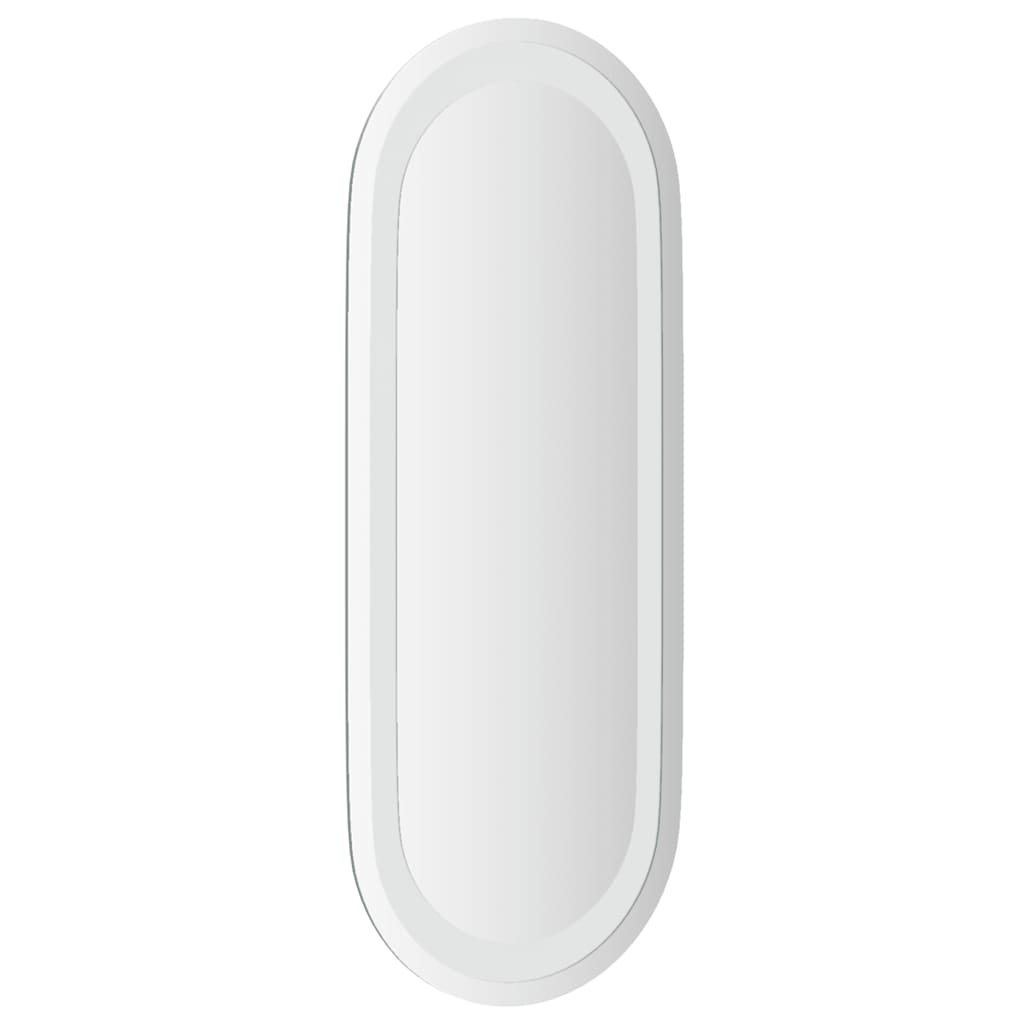 vidaXL Lustro łazienkowe z LED, 50x20 cm, owalne