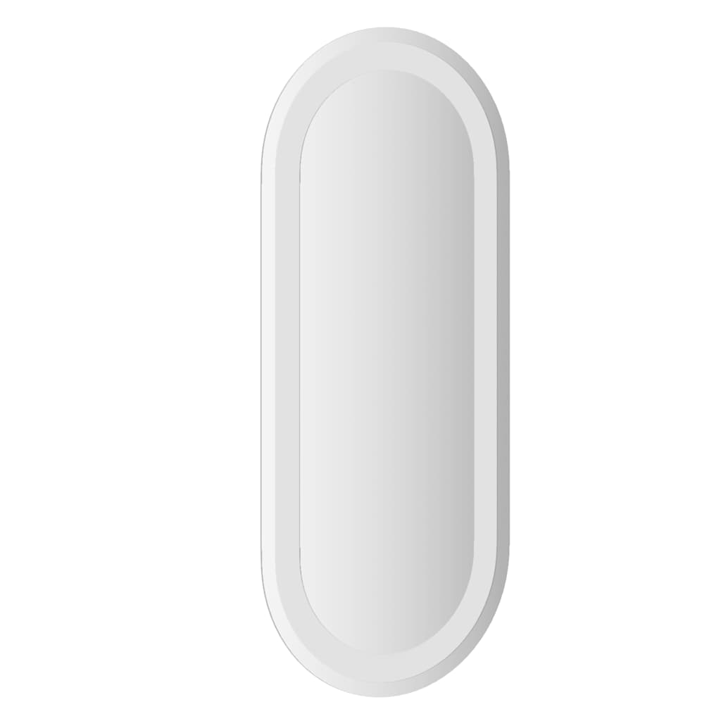 vidaXL Lustro łazienkowe z LED, 60x25 cm, owalne