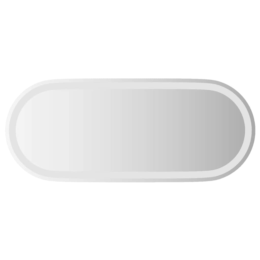 vidaXL Lustro łazienkowe z LED, 90x40 cm, owalne