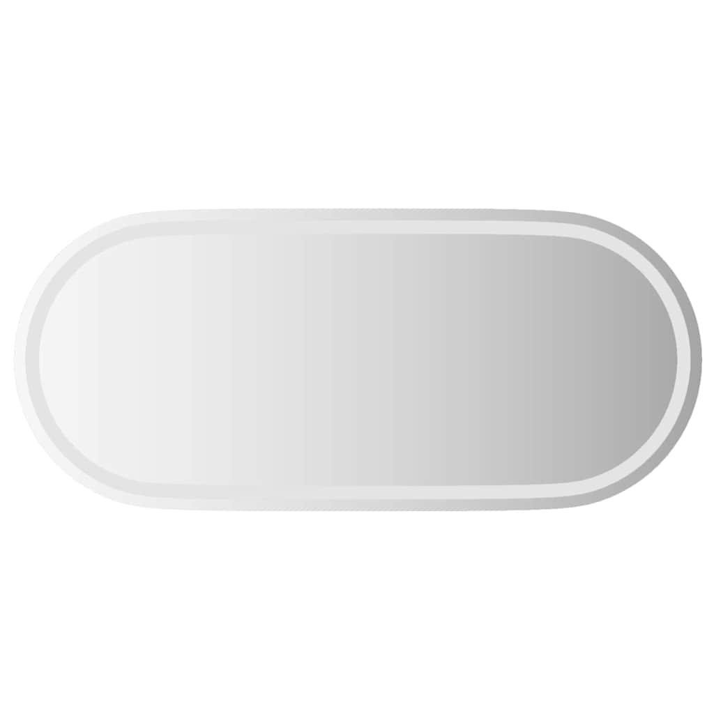 vidaXL Lustro łazienkowe z LED, 100x45 cm, owalne