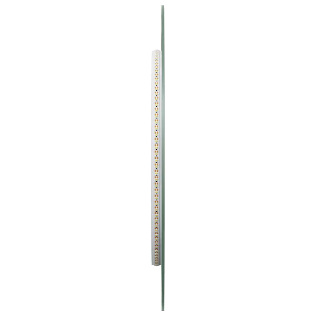 vidaXL Lustro łazienkowe z LED, 100x45 cm, owalne