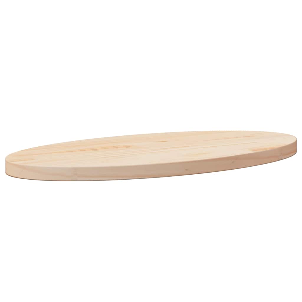 vidaXL Blat stołu, 60x30x2,5 cm, lite drewno sosnowe, owalny