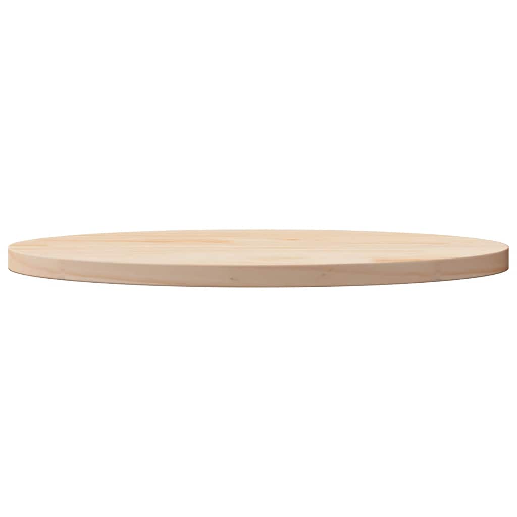 vidaXL Blat stołu, 60x30x2,5 cm, lite drewno sosnowe, owalny