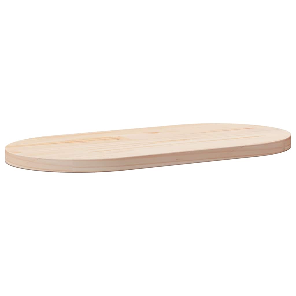 vidaXL Blat stołu 60x30x2,5 cm Drewno lite sosnowe owalne