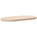 vidaXL Blat stołu 60x30x2,5 cm Drewno lite sosnowe owalne