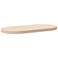 vidaXL Blat stołu 70x35x2,5 cm Drewno lite sosnowe owalne
