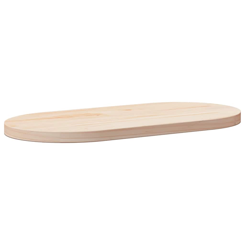 vidaXL Blat stołu 70x35x2,5 cm Drewno lite sosnowe owalne