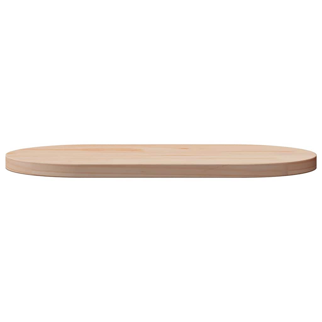 vidaXL Blat stołu 70x35x2,5 cm Drewno lite sosnowe owalne