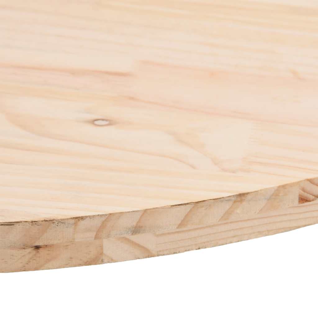 vidaXL Blat stołu 70x35x2,5 cm Drewno lite sosnowe owalne