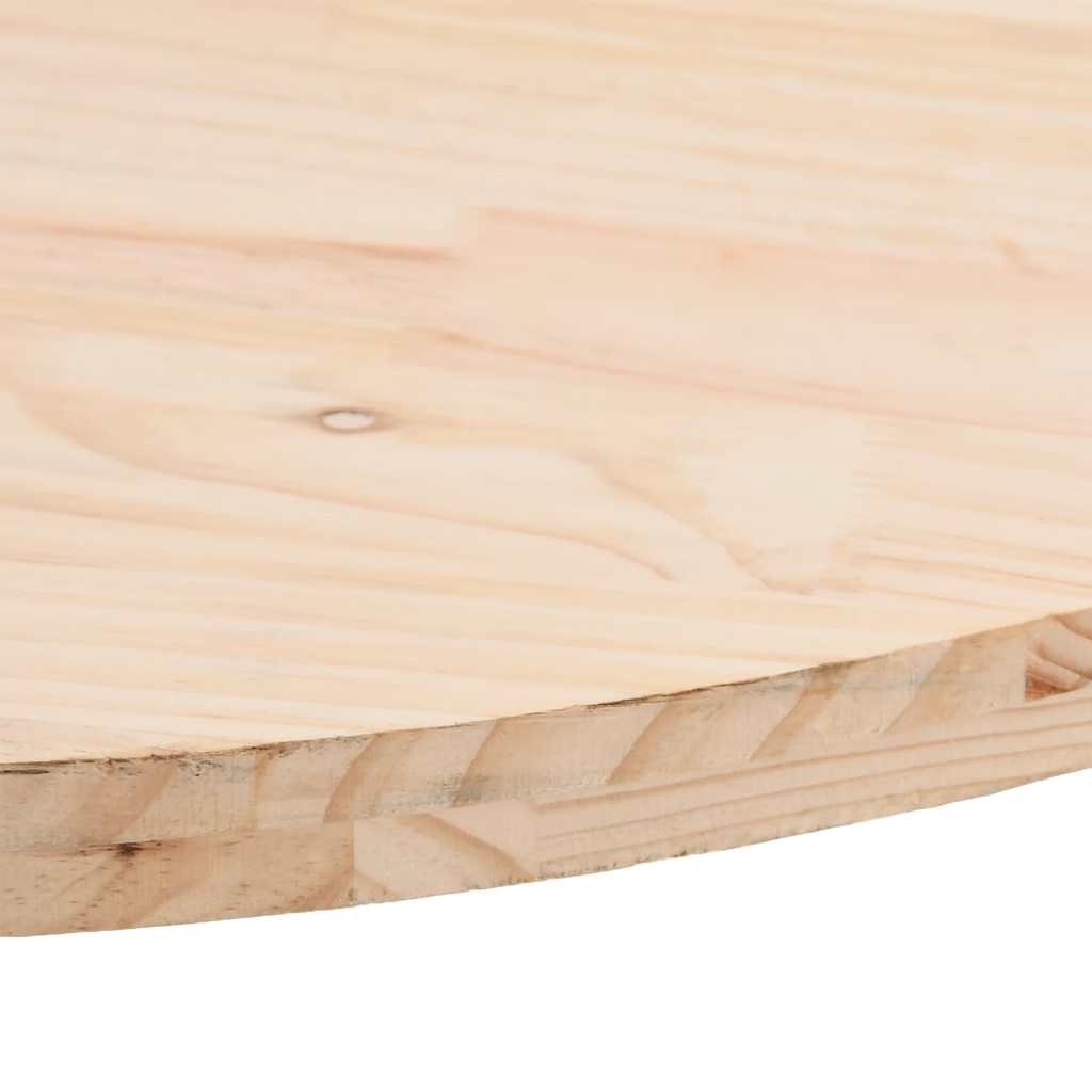 vidaXL Blat stołu 80x40x2,5 cm Drewno lite sosnowe owalne