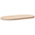 vidaXL Blat stołu 90x45x2,5 cm Drewno lite sosnowe owalne