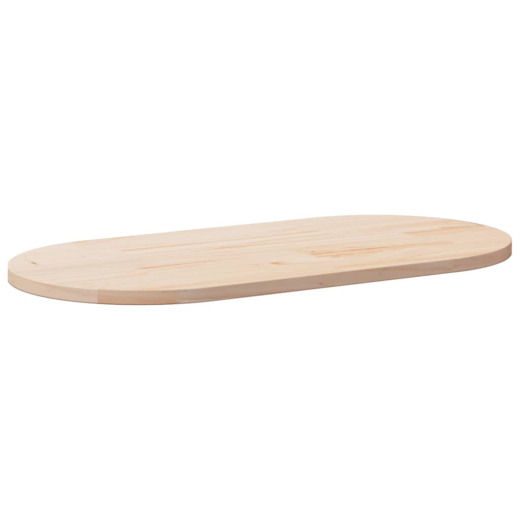 vidaXL Blat stołu 100x50x2,5 cm Drewno lite sosnowe owalne