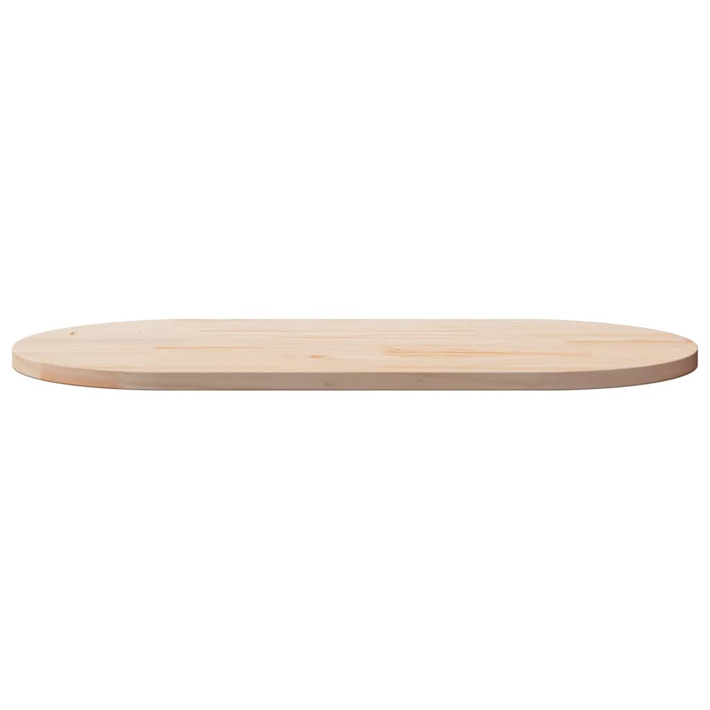 vidaXL Blat stołu 100x50x2,5 cm Drewno lite sosnowe owalne