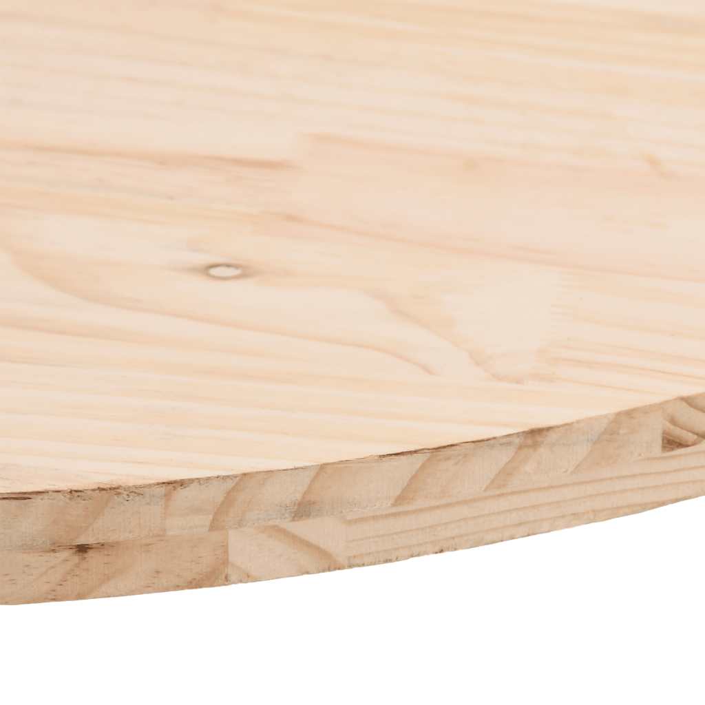 vidaXL Blat stołu 100x50x2,5 cm Drewno lite sosnowe owalne