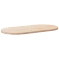 vidaXL Blat stołu 110x55x2,5 cm Drewno lite sosnowe owalne