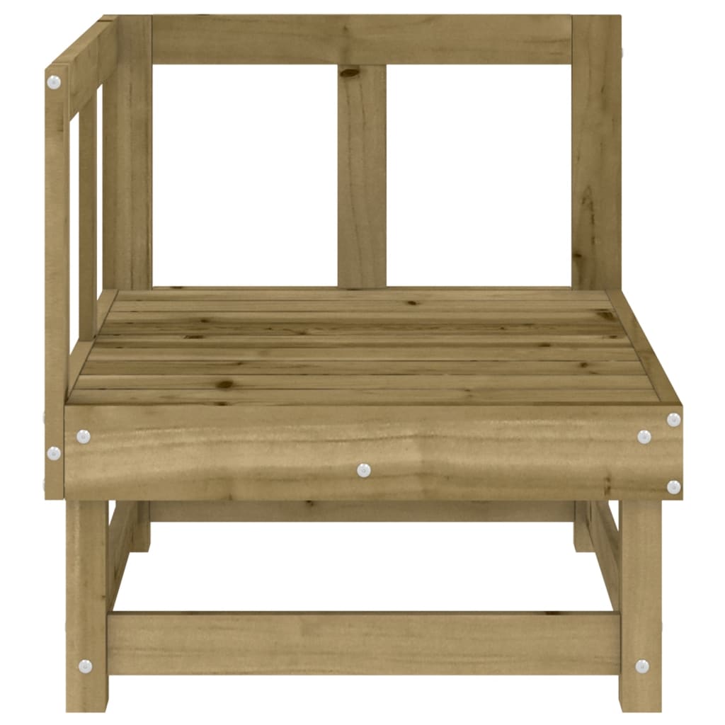 vidaXL Ogrodowa sofa narożna, impregnowane drewno sosnowe