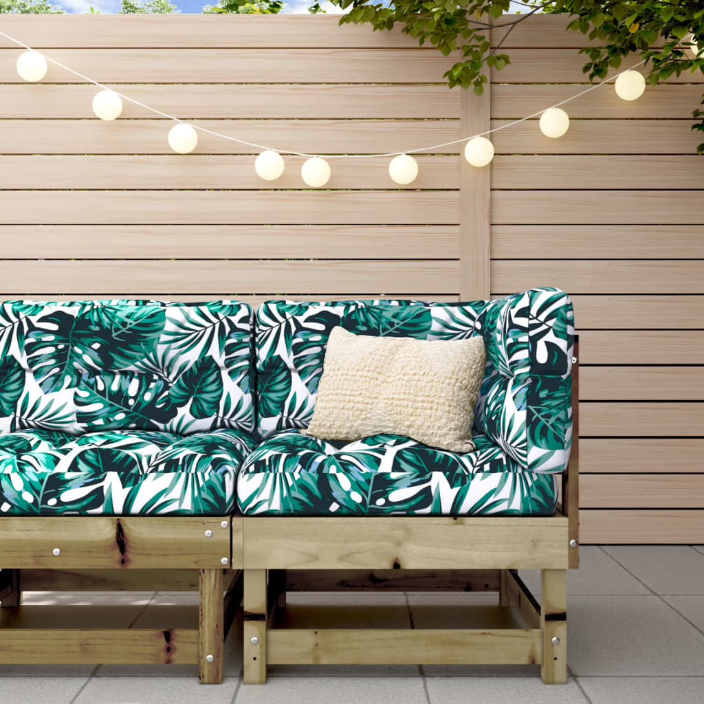 vidaXL Ogrodowa sofa narożna, impregnowane drewno sosnowe