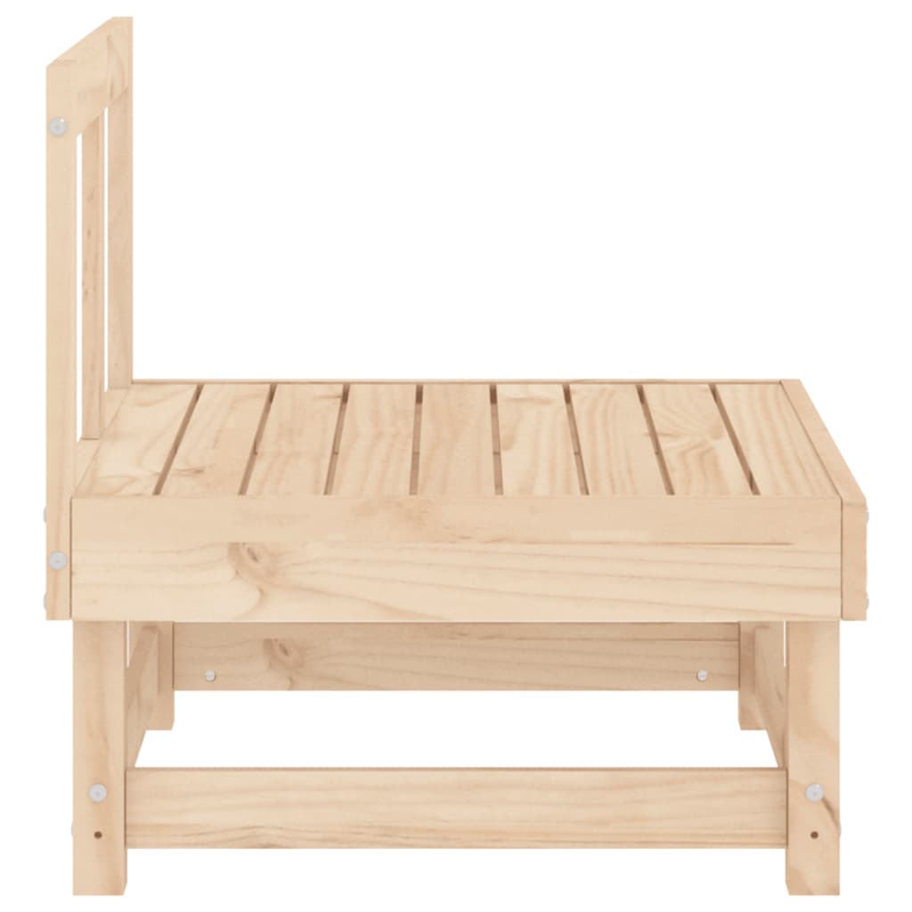 vidaXL Ogrodowa sofa środkowa, lite drewno sosnowe